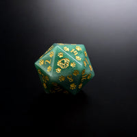 Japanese Chin Puppy Paws Aventurine 30mm D20