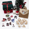 Christmas DND Dice Blind Box Gift Set - Resin Dice, Stickers, Ornaments and Holiday Accessories