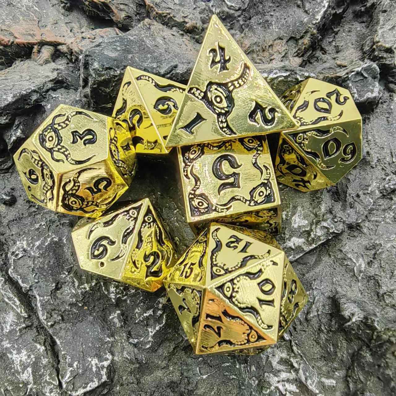 Clearance Discount-Devil's Eye Metal Dice Set Series