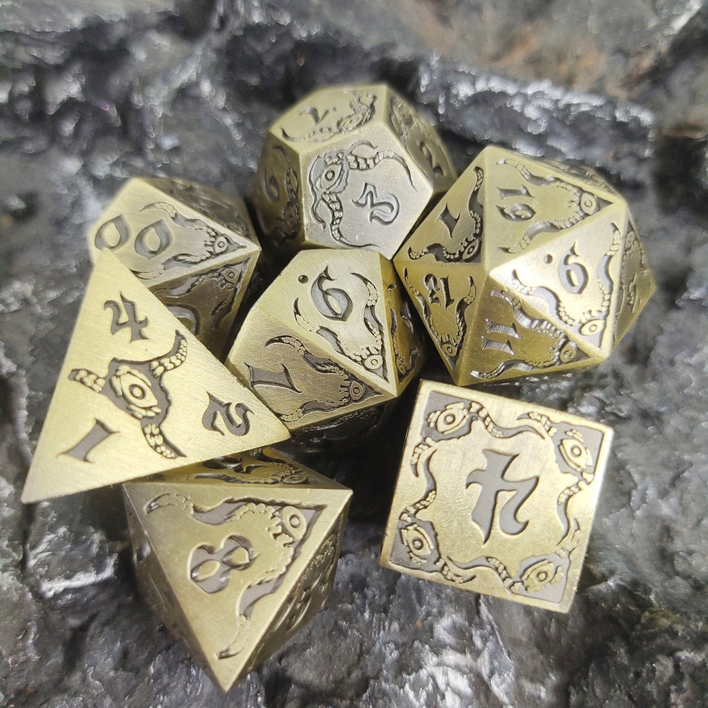 Clearance Discount-Devil's Eye Metal Dice Set Series