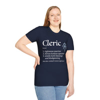 Cleric Class Definition T-Shirt – Funny DnD Definition Tee