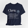 Cleric Class Definition T-Shirt – Funny DnD Definition Tee