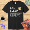Cleric T-Shirt – 'Eat, Sleep, Channel Divinity, Repeat'