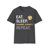 Cleric T-Shirt – 'Eat, Sleep, Channel Divinity, Repeat'