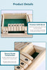 Close the Box Dice Game - Wooden Party Strategy Board Game