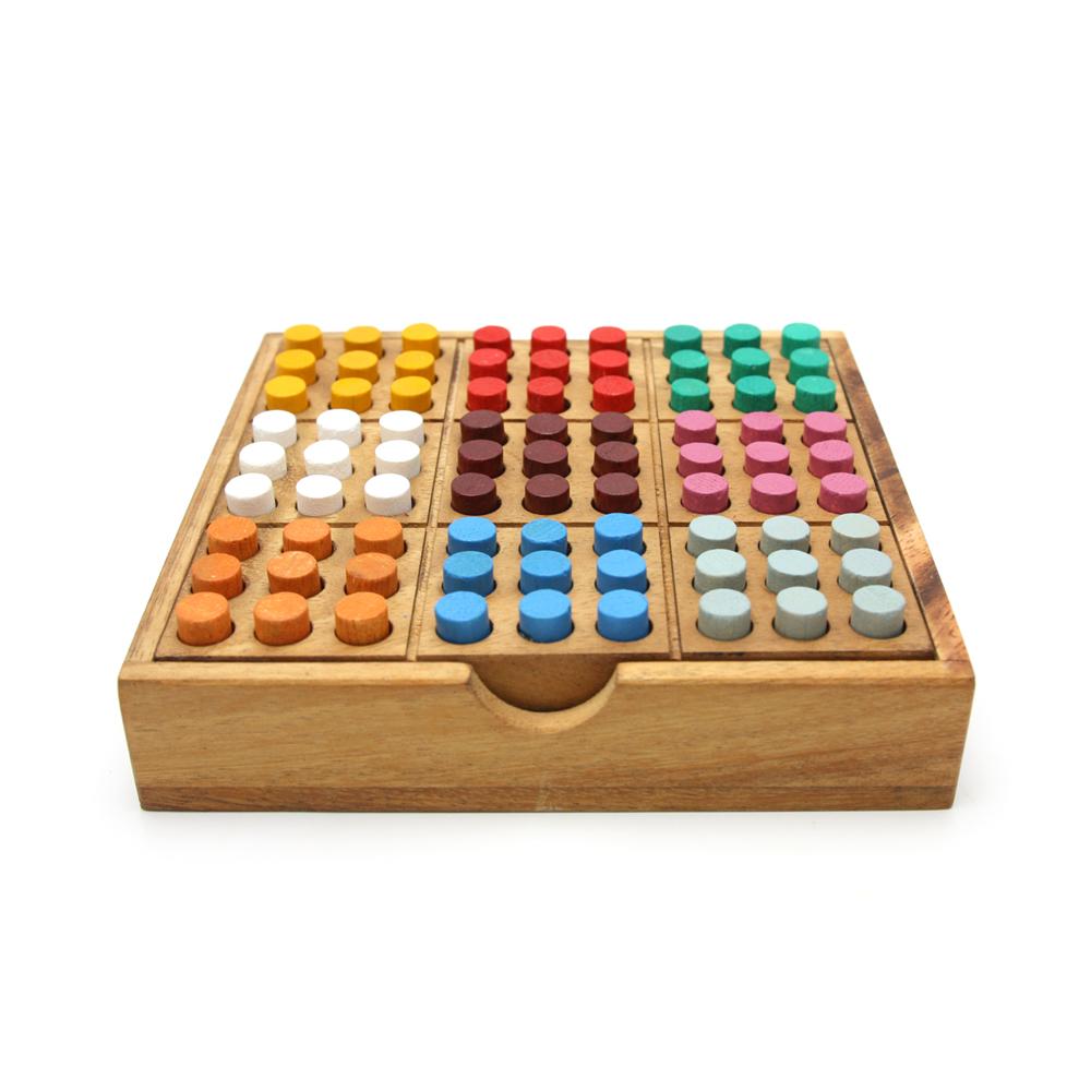 Colored Sudoku Set - Logic Game for Kids and Adults