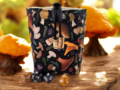 Colorful Mushroom Dice Bag
