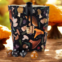 Colorful Mushroom dice bag