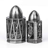 Cool DND polyhedron metal hollow pistol bullet dice set
