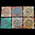 Cool Table Game Dice Spinner: 7-in-1 Metal Solid Cube Six-Sided Circular Spinning Roulette Dice