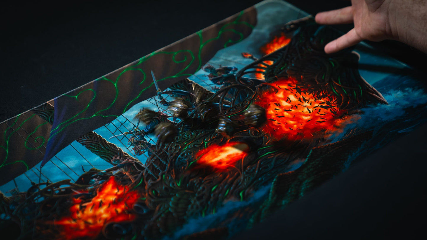 "Coralborn" — Epic Desk Originals Playmat
