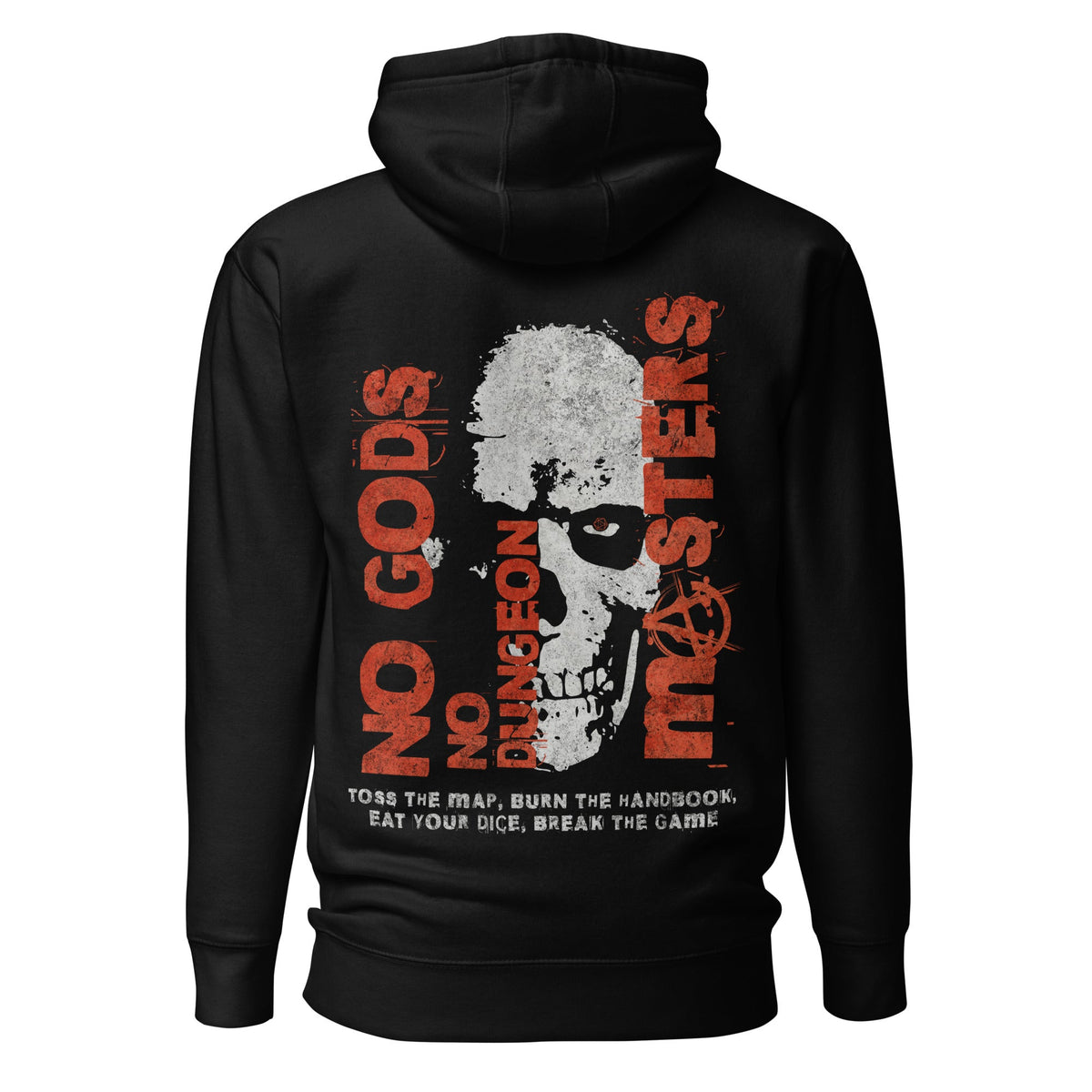 No Gods No Dungeon Masters — Anarcho-Dungeonism D&D Hoodie