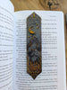 Celestial Gothic Castle Bookmarks – Handcrafted Elegant Black & Gold Magic Themed Bookmarks