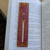 Set of 4 Celestial Gothic Sword Bookmarks – Handcrafted Fantasy Magic
