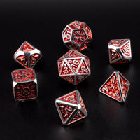 Crimson Ember Dice Set