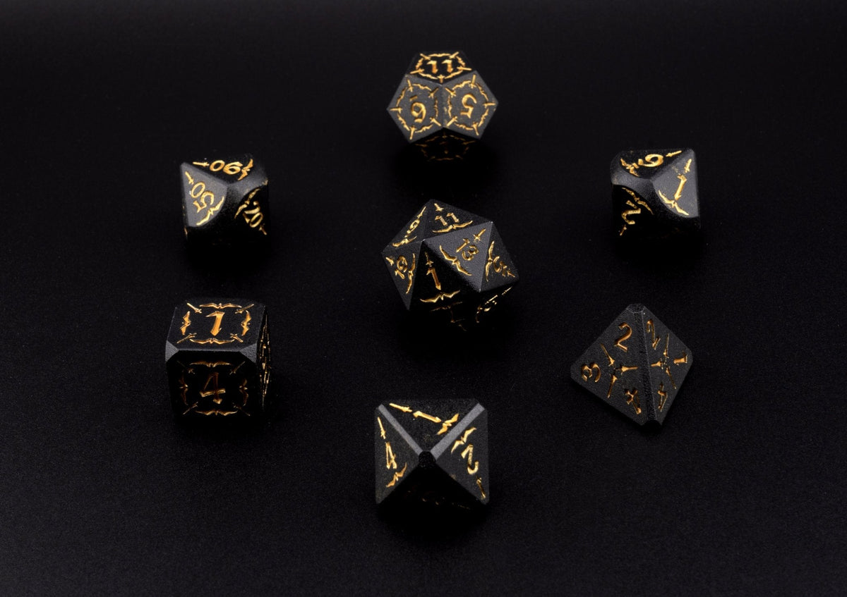 Crimson Shadow Dice Set