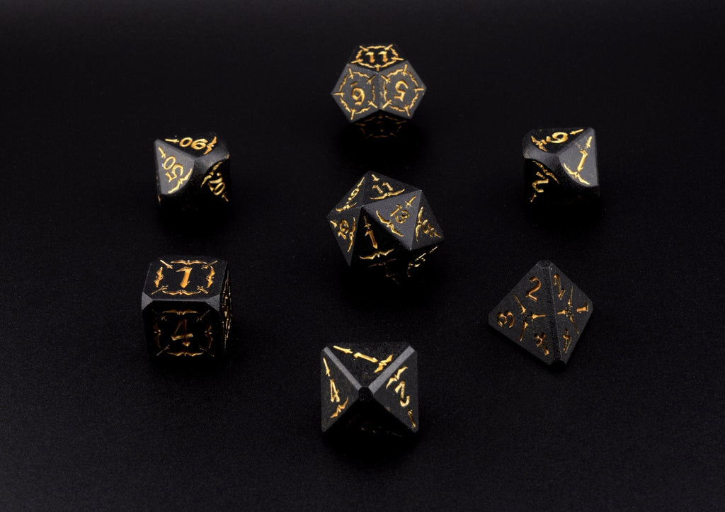 Crimson Shadow Dice Set