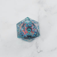 Cthulhu's Eye |  7 Piece Moving Eye DnD Dice Set | Acrylic RPG Gaming Dice