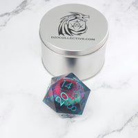 Cthulhu's Eye | Giant D20 Moving Eye DnD Dice | Acrylic RPG Gaming Dice