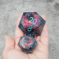 Cthulhu's Eye | Giant D20 Moving Eye DnD Dice | Acrylic RPG Gaming Dice