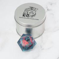 Cthulhu's Eye | Giant D20 Moving Eye DnD Dice | Acrylic RPG Gaming Dice