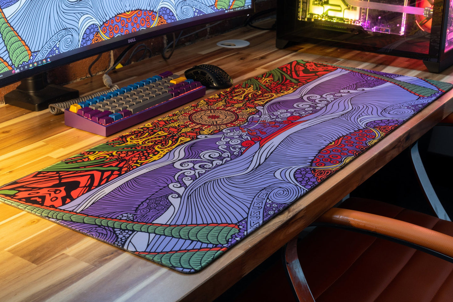 "Ancient Sun" — Epic Desk Originals Deskmat