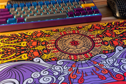 "Ancient Sun" — Epic Desk Originals Deskmat