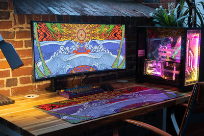 "Ancient Sun" — Epic Desk Originals Deskmat