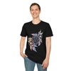 D&D D20 Dice Flower T-Shirt