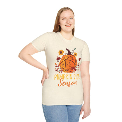 D&D Fall D20 Pumpkin Dice Season T-Shirt