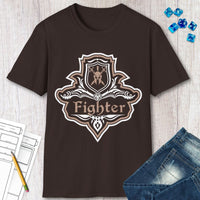 D&D Fighter Class Fancy Emblem T-Shirt