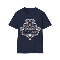 D&D Fighter Class Fancy Emblem T-Shirt