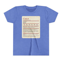 D&D Kids Shirt Child Stat Block