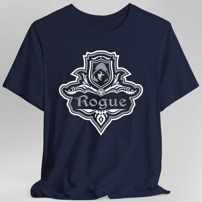 D&D Rogue Class Fancy Emblem T-Shirt – T-Shirt | Sunburst RPG