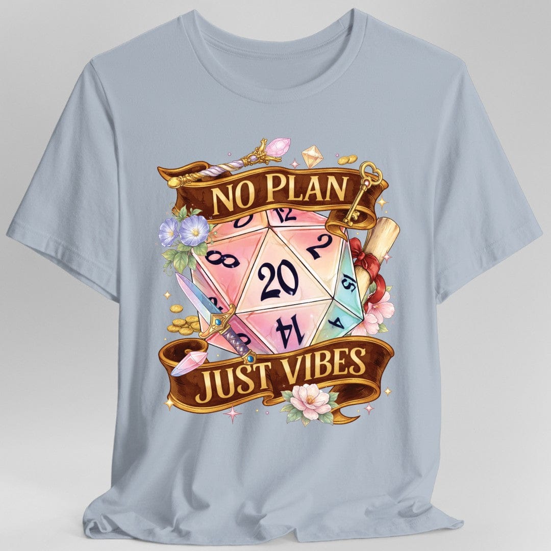 No Plan Just Vibes D&D T-Shirt - Comfort Colors Premium Tee