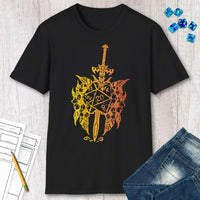 D&D Sword D20 T-shirt