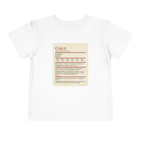 D&D Toddler Shirt Child Stat Block