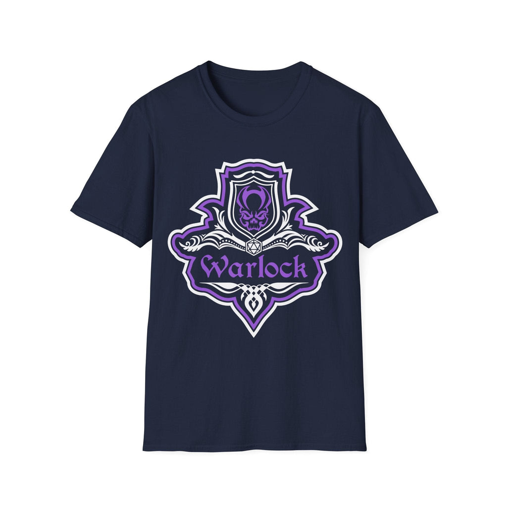 D&D Warlock Class Fancy Emblem T-Shirt