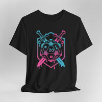D20 Dice Sword Crest T-Shirt