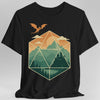 D20 Mountain Landscape T-Shirt
