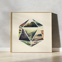 D20 Dice / D&D RPG Art Print