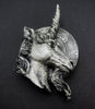 Unicorn Magnet, Hand Painted Resin Sculpture | Mythic Fantasy Decor | Legendary Unicorn Magnet for Fantasy and Gothic Decor