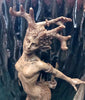 Faun Statue, Hand Painted Resin Sculpture | Mythical Forest Creature Figurine | Woodland Female Satyr Statue for Fantasy Art Decor
