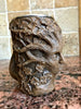 Dryad Mug, Hand Sculpted Resin Earthy Art Mug with Stainless Steel Liner| Fantasy Tree Spirit Mug, Witchy Cup Gift and Gothic Home Decor