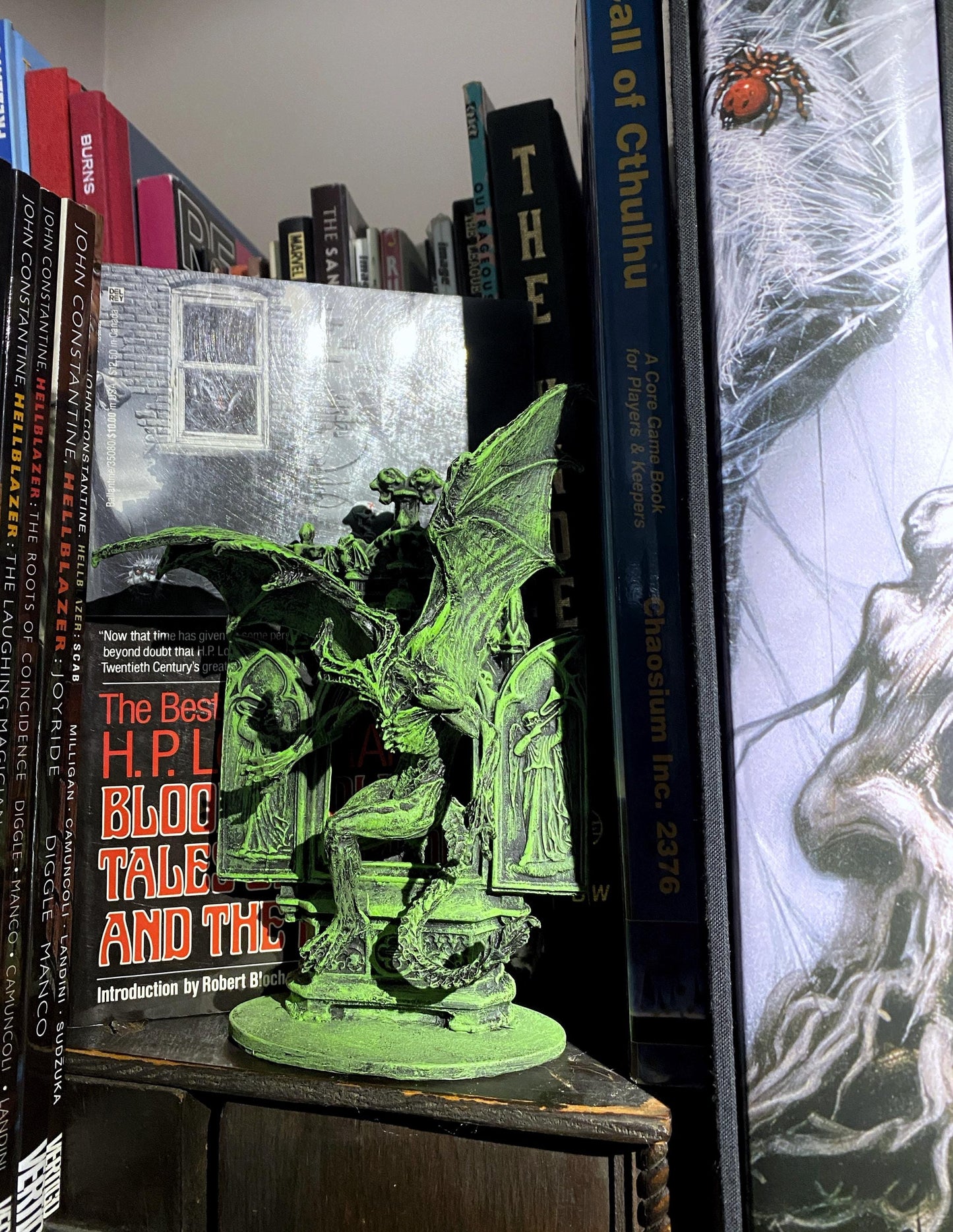 H.P. Lovecraft's Nightgaunt Statue – Hand Painted Cthulhu Mythos Figurine