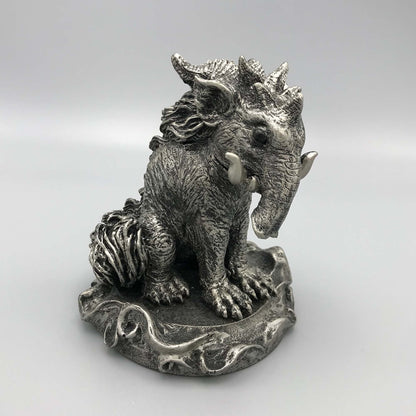 Baku Dream Guardian Statue – Hand Painted Japanese Mythology Figurine