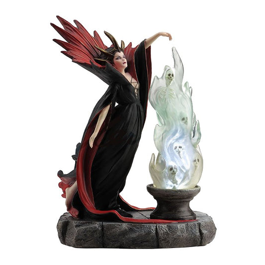 Damnation Sorceress Figurine - Melanie Delon Gothic Witch & Undead Polystone Statue