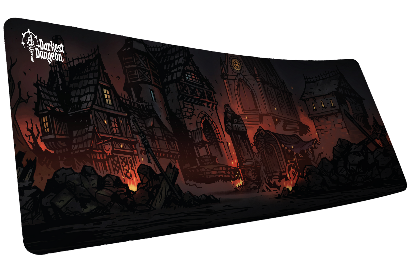 "Wolves at the Door" Darkest Dungeon Gaming Desk Mat