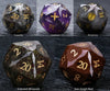 D&D Multi-Sided Engraved Natural Gemstone Dice Set