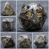 D&D Multi-Sided Engraved Natural Gemstone Dice Set